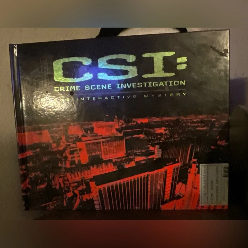 C.S.L: Crime Scene Investigation ( T.V. Series) Evidence hardback education book